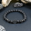 Bracelet Homme Pierre de Lave - Ancrage et Vitalité Marin