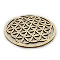Fleur de Vie en Bois - Purifiez et Rechargez Vos Bijoux - Style 1