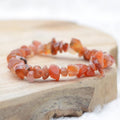 Bracelet "Ancrage Doux" en Cornaline Chip