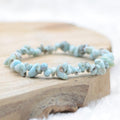 Bracelet "Harmonie" en Larimar Chip