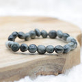 Bracelet roulé "Calme et Protection" en Œil-de-Faucon