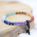 Bracelet "Volonté des 7 Chakras" Japa Mâla