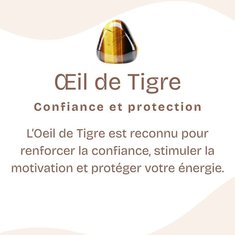 Bracelet "Protection Triple" en Hematite, Oeil-de-Tigre et Obsidienne
