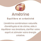 Bracelet "Inspiration" en Amétrine