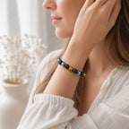 Bracelet "Protection Triple" en Hematite, Oeil-de-Tigre et Obsidienne