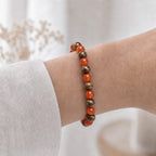 Bracelet "Porte Bonheur" Mix en Bronzite et Cornaline