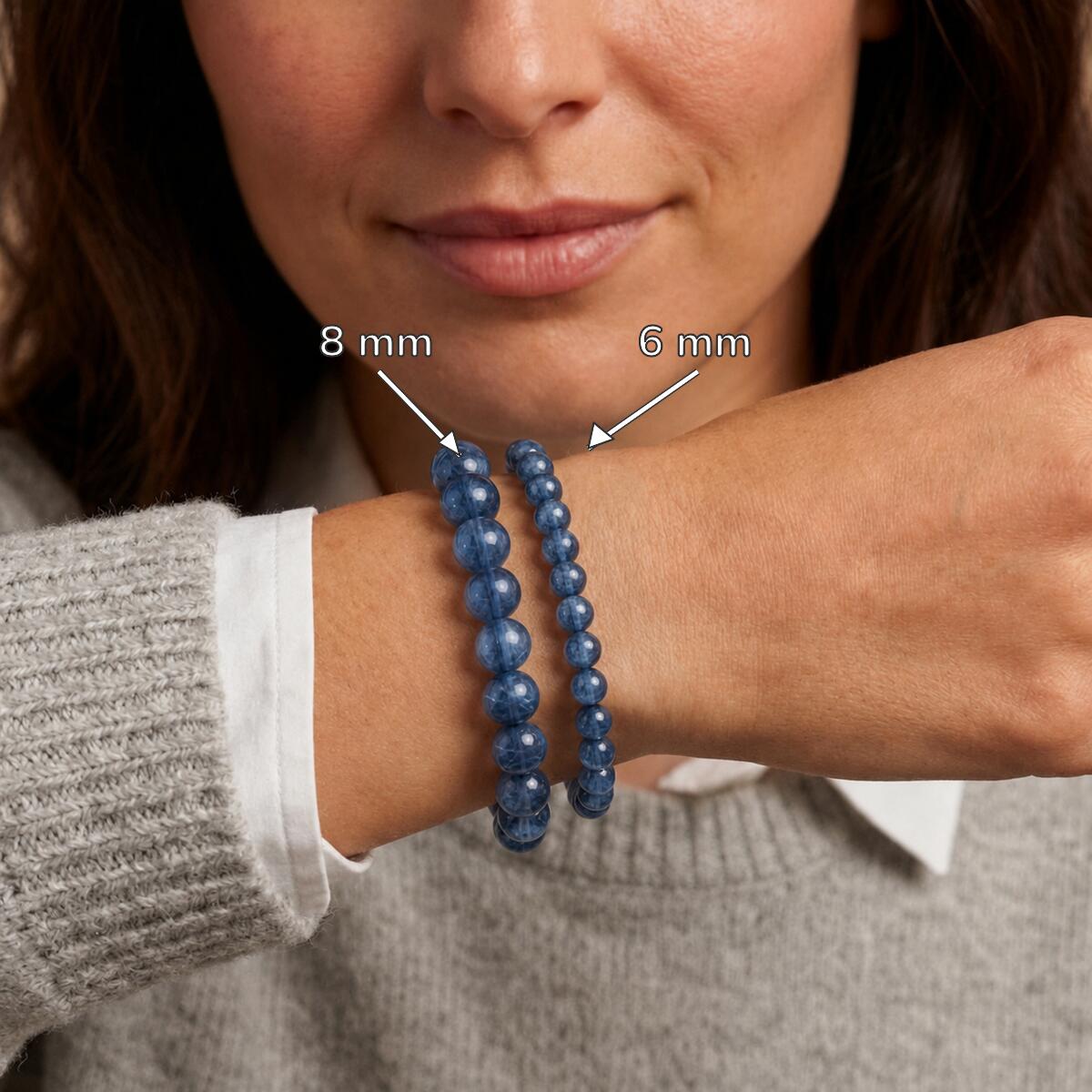 Bracelet "Accord" en Cyanite Bleue profond