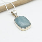 Pendentif "Bonheur" Aigue-Marine et ARGENT 925 : AIG2