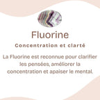 Bracelet "Concentration" Chip en Fluorine