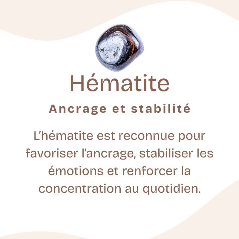 Bracelet "Protection Triple" en Hematite, Oeil-de-Tigre et Obsidienne Nouveau