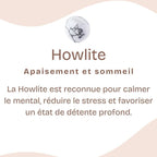 Pendentif "Patience" en Howlite Pointe