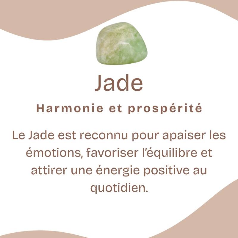 Pendentif Donut "Sérénité" en Jade