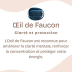 Bracelet "Calme et Protection" en Œil-de-Faucon