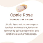 Bracelet "Douceur" en Opale Rose Chip