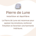 Galet "Féminité" en Pierre de Lune