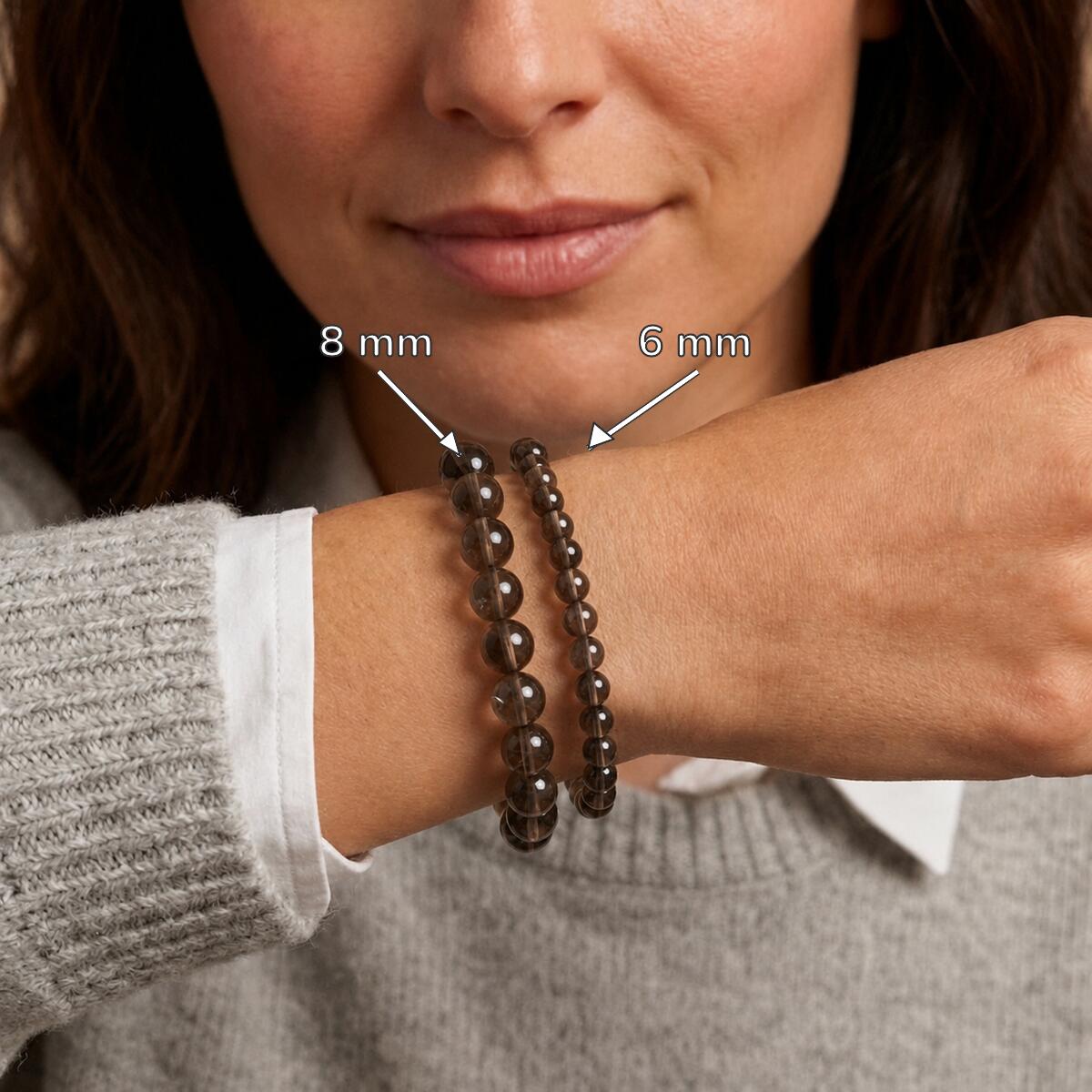 Bracelet "Lucidité" en Quartz Fumé