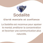 Bracelet "Maîtrise" en Sodalite Chip