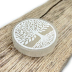 Fleur de Vie en Sélénite - Purifiez et Rechargez Vos Bijoux