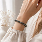Bracelet "Évolution" en Jais