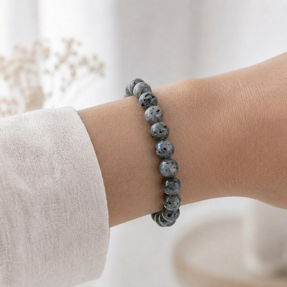 Bracelet "Relaxation" en Larvikite
