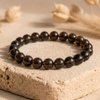 Bracelet "Lucidité" en Quartz Fumé