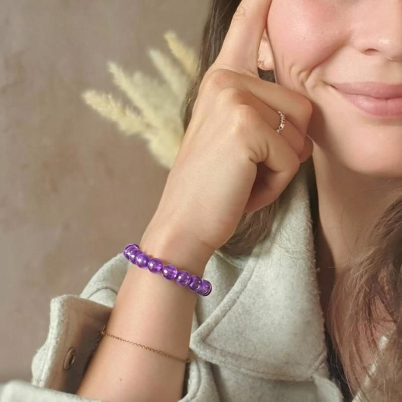 Bracelet "Anti stress" en Améthyste