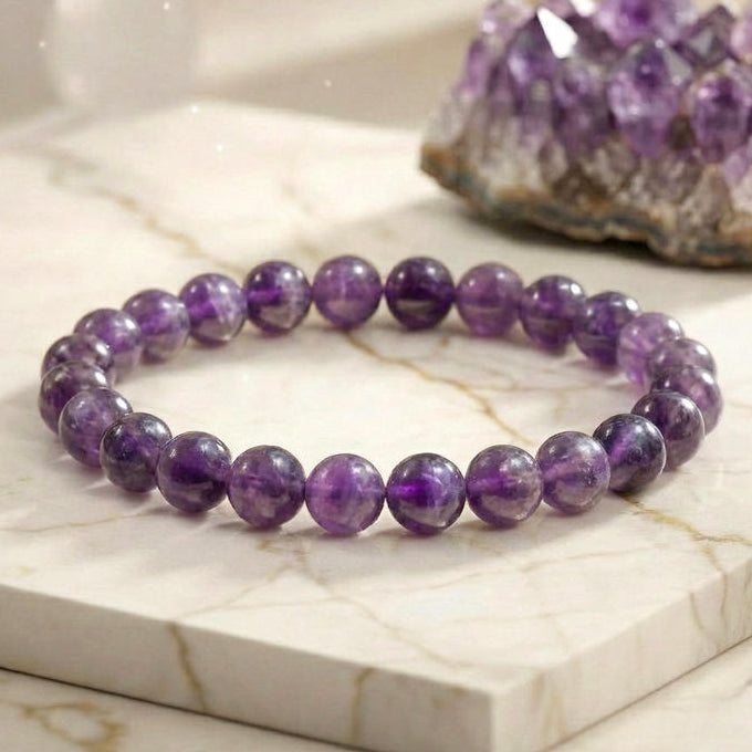 Bracelet "Anti stress" en Améthyste