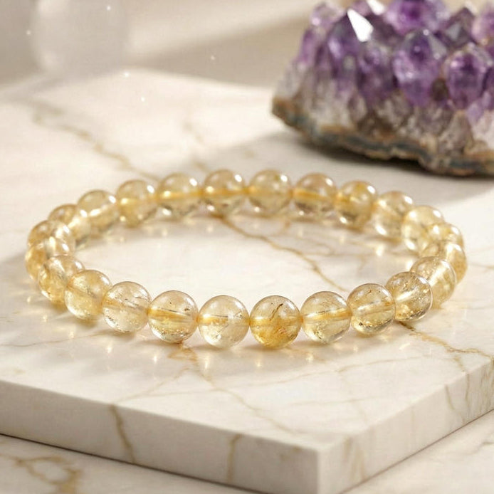 Bracelet "Réussite" en Citrine