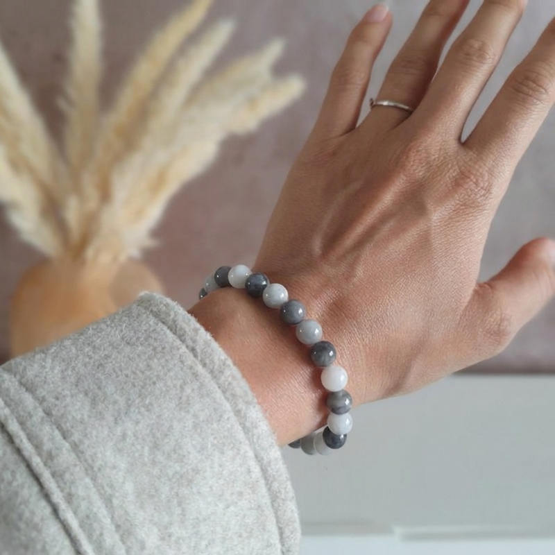 Bracelet "Calme et Protection" en Œil-de-Faucon