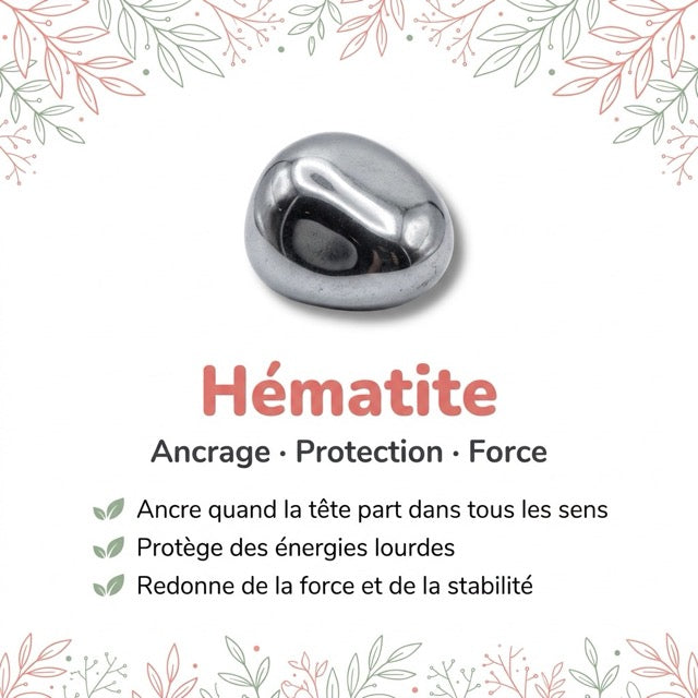 Vertus de la pierre : HéMatite