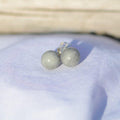 Boucles d'oreilles "Stimulante" en Jaspe Picasso (Argent 925)