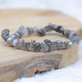 Bracelet Chip "Féminité" en Pierre de Lune Grise