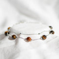Bracelet en Argent 925 "Confiance" en Œil-de-Tigre - Pièce de Bijouterie -