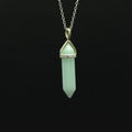 Pendentif "Apaisement" en Amazonite du Brésil Pointe